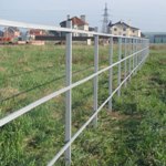 Расстановка столбов забора